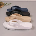 [Anti-Slip Design] Women's EVA Flip-Flops - Comfortable, Anti-Slip Thick-Soled Slides, Black and White, Brown, Suitable for Indoor/Outdoor Use, Beach, Women Shoes