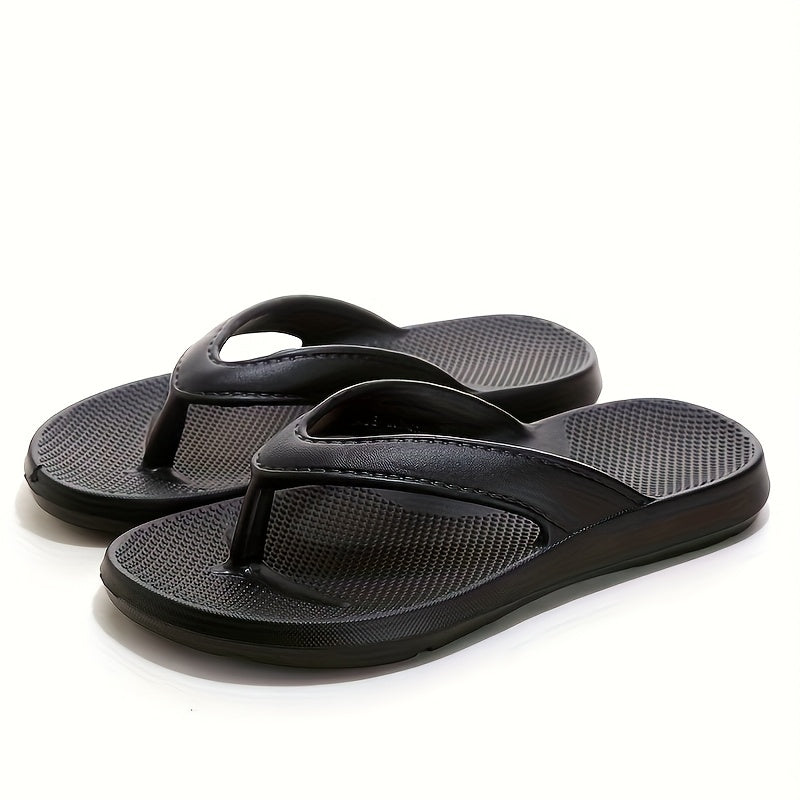 [Anti-Slip Design] Women's EVA Flip-Flops - Comfortable, Anti-Slip Thick-Soled Slides, Black and White, Brown, Suitable for Indoor/Outdoor Use, Beach, Women Shoes